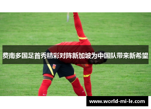 费南多国足首秀精彩对阵新加坡为中国队带来新希望