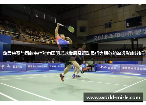 魏震禁赛与罚款事件对中国羽毛球发展及运动员行为规范的深远影响分析